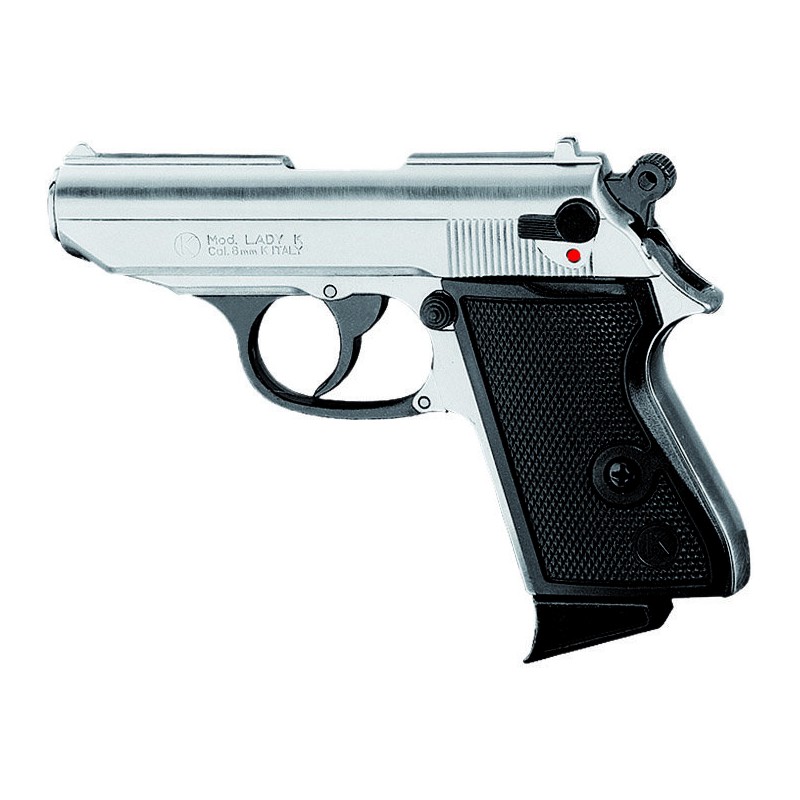 pistolet lady k c9mm pa chrome